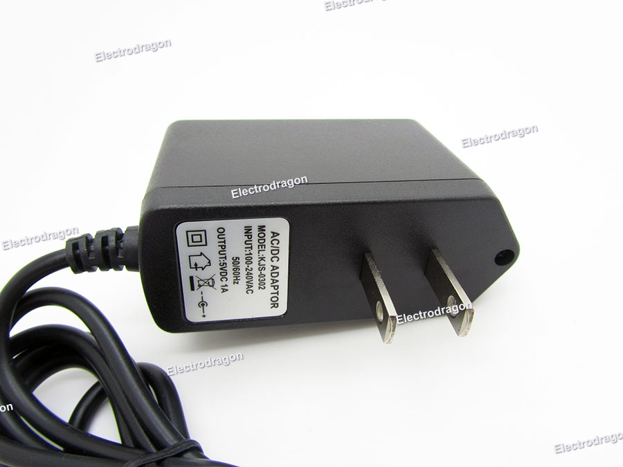 AC/DC Power Adapter Plug 1A 5.5mm [VOLT] ElectroDragon