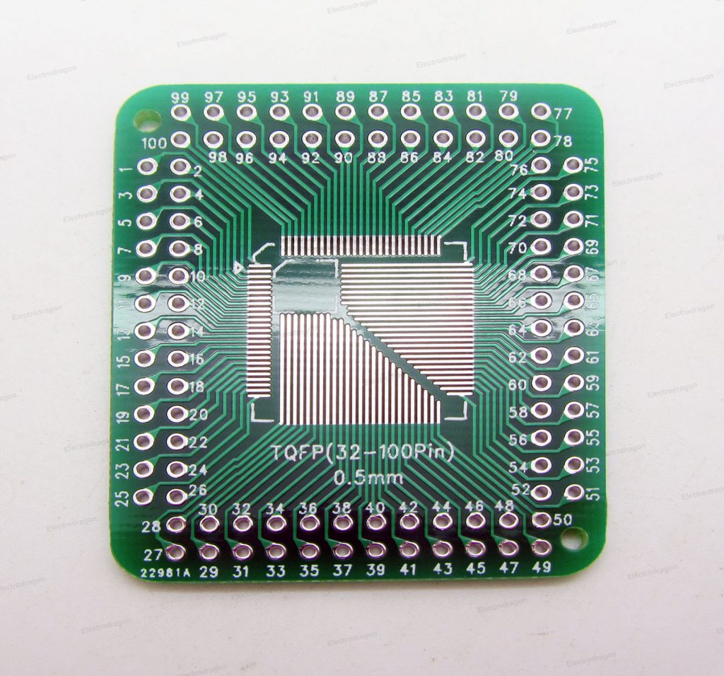 5PCs SMD to DIP IC Chip Convert Board [Package, Footprint] ElectroDragon