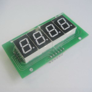 4 Digits, 7 Segment LED Display Module, 74HC595 – ElectroDragon