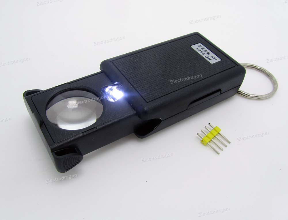 *Pocket Magnifier 45x (For Silk Print on ICs, PCB Trace) ElectroDragon