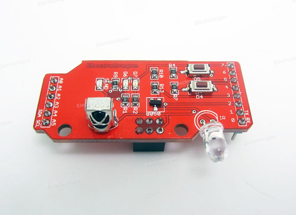 Arduino IR Infrared Shield R2 - ElectroDragon