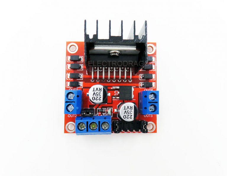 l298n motor driver control rgb leds