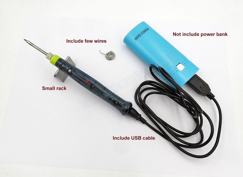 USB Portable Soldering Iron 8W ElectroDragon