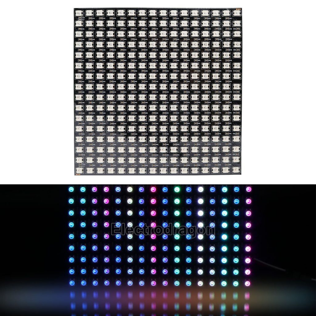 Dot Matrix LED Display, Chain Kit, Max7219 [Set] – ElectroDragon