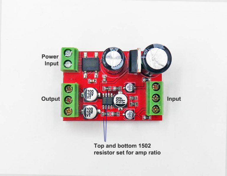 NE5532 Stereo Preamplifier Tone Board – 12-24V AC – Universal Audio Amp Board
