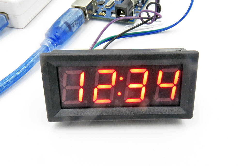 4 Digits Segment Display Header Clock Meter 0.56'' ElectroDragon